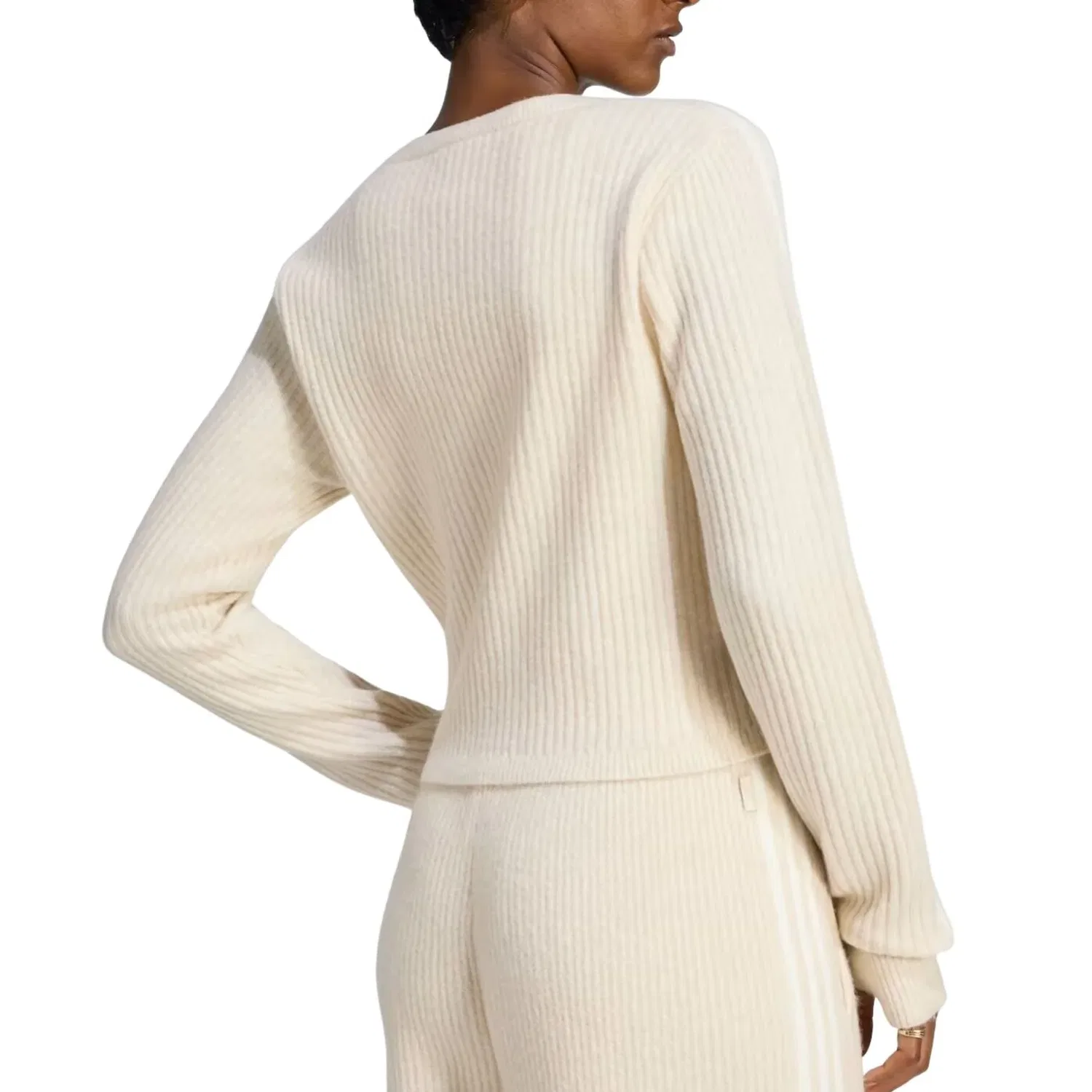Женская куртка Jennie Knitted Wrap Around Cardigan Asia Sizing 'Bliss' adidas, Bliss — фото 2