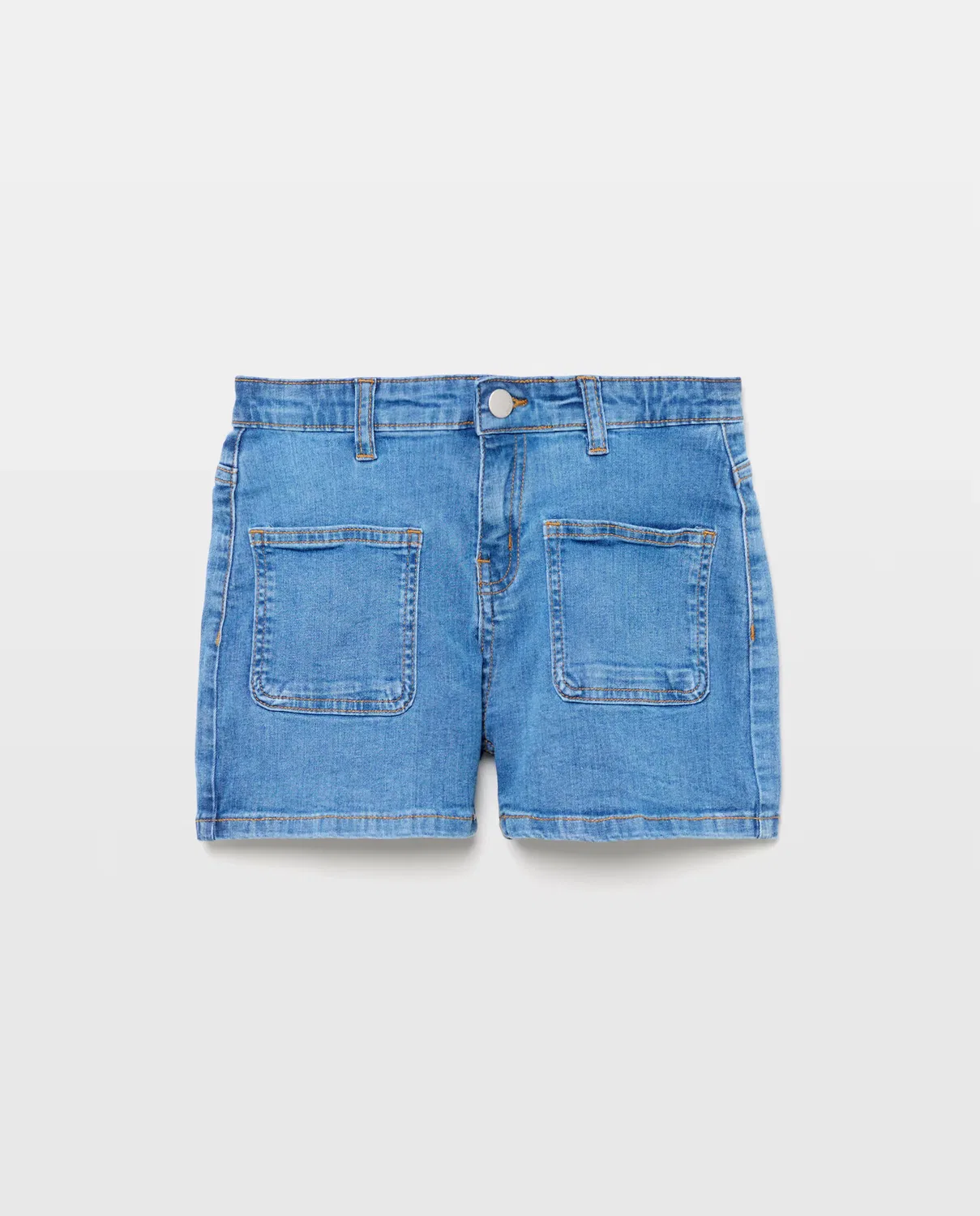 Детские джинсовые шорты для девочек Kids El Corte Inglés, Azul Intenso — фото 4