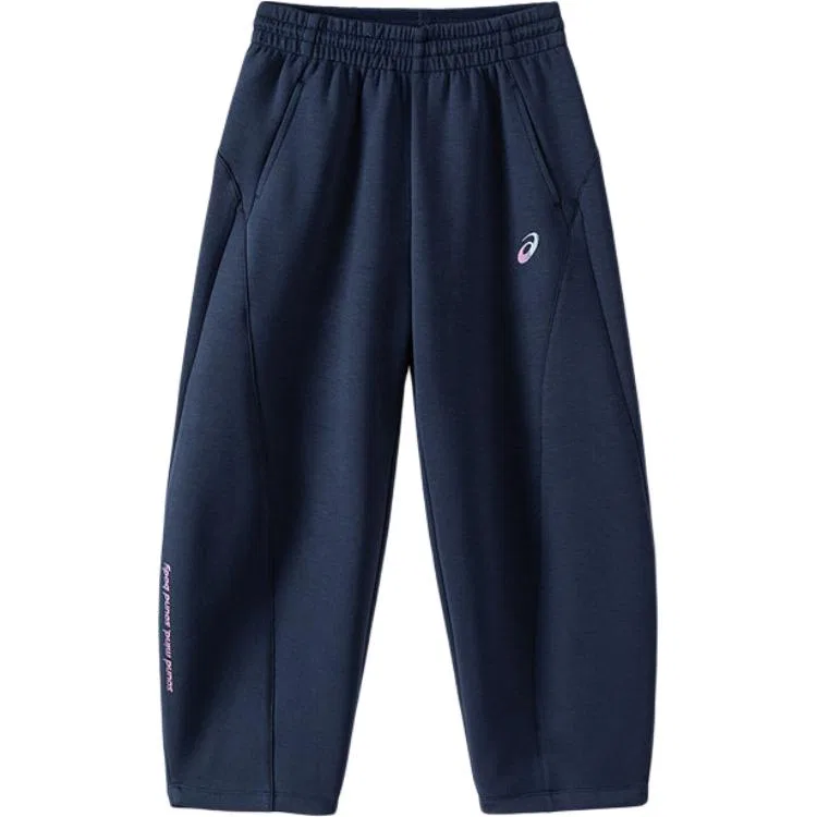 Детские спортивные штаны из трикотажа с умеренной растяжимостью ASICS, Navy Blue 5003