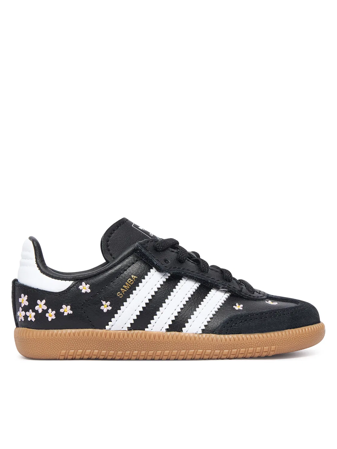 Кроссовки для девочки Samba Og Comfort Closure Elastic Lace Adidas, черный