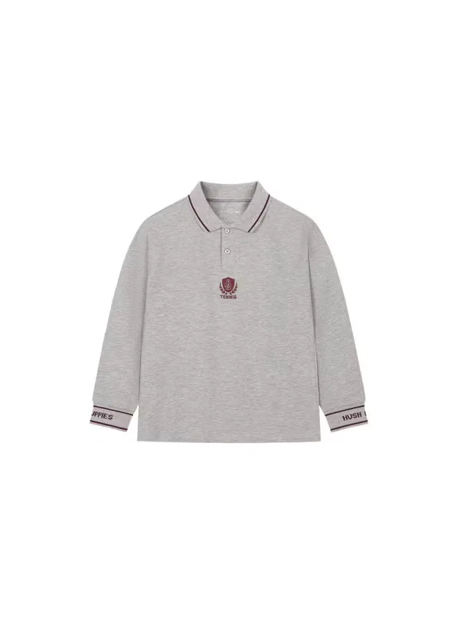 Лонгслив поло с длинным рукавом 25 new winter children's preppy style top Hush Puppies — фото 2