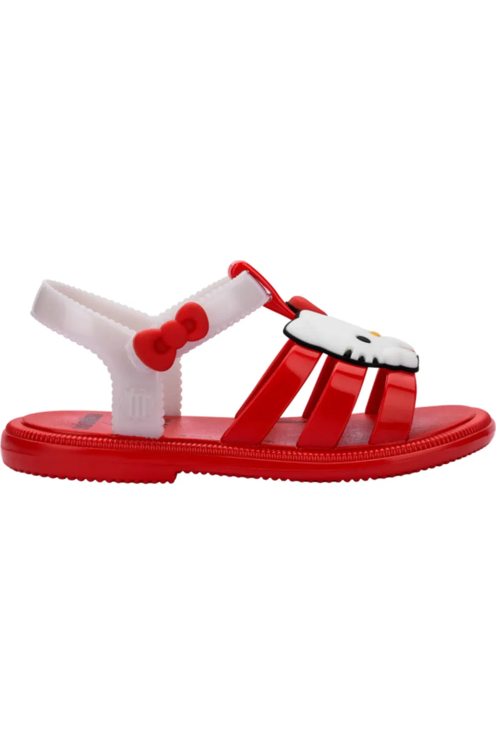 Сандалии детские с аппликацией Hello Kitty Hip Sandal Mini Melissa, красный/белый — фото 2