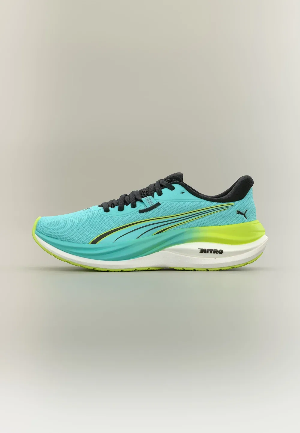 Кроссовки для бега по улицам Electrify Nitro 5 Jr унисекс Puma, Intense Mint/Sunny Lime/Black/Mint Tea/White