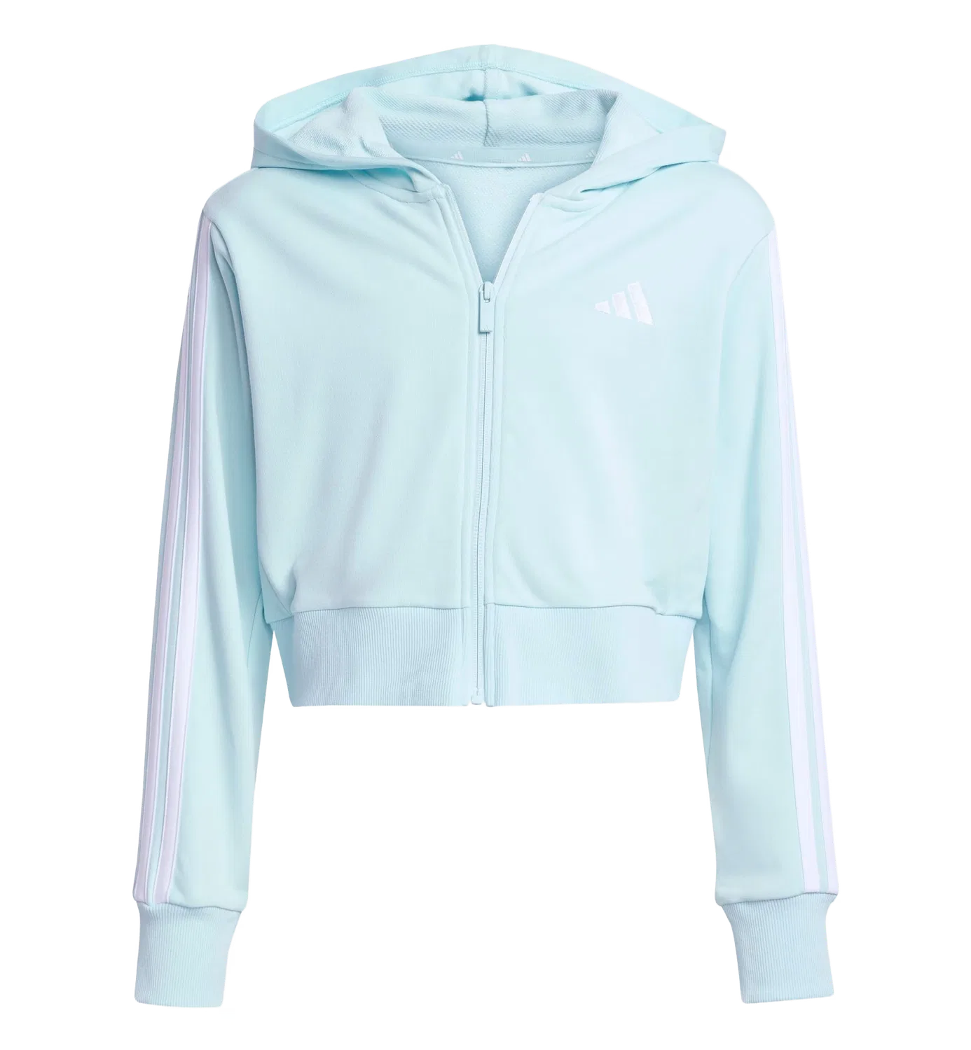 Детская куртка с капюшоном Adidas, цвет Turquoise