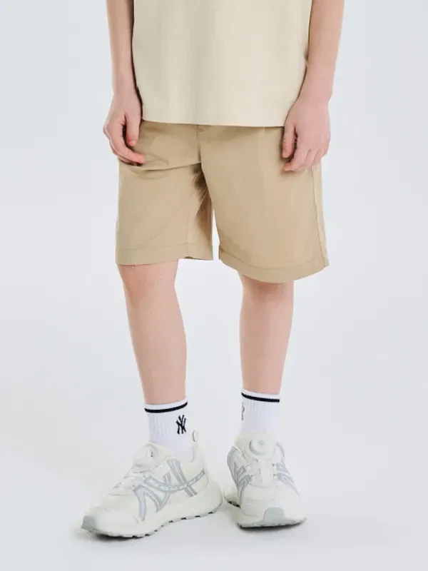 Шорты базовые 5-ти дюймовые woven, bos Mlb Kids, бежевый — фото 3