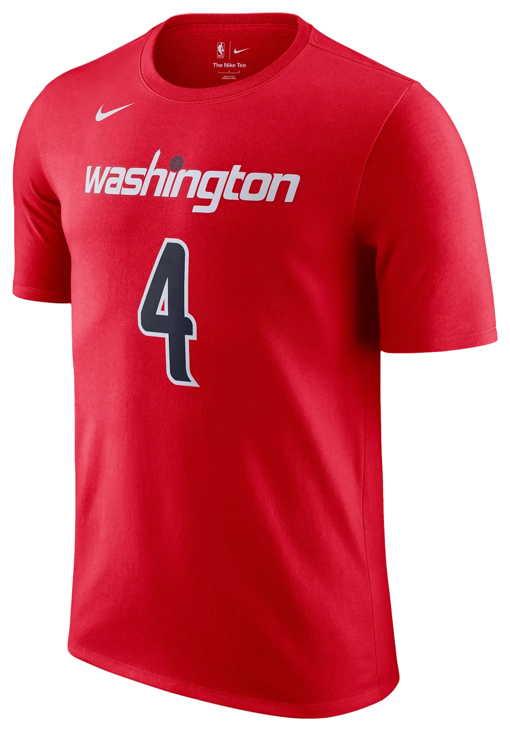 Мужская футболка с принтом Washington Wizards Nike, University Red — фото 3