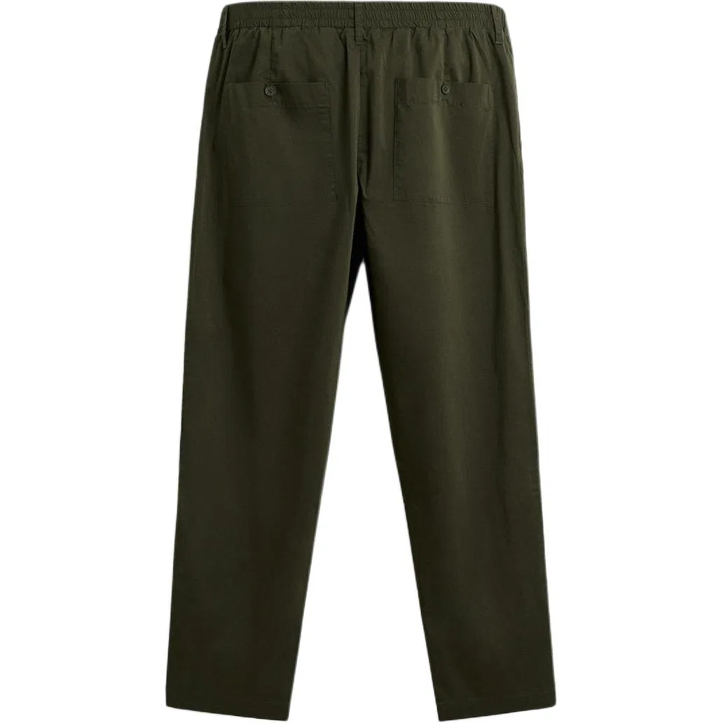 Мужские брюки повседневные прямого кроя Green ZARA, Зеленый — фото 3