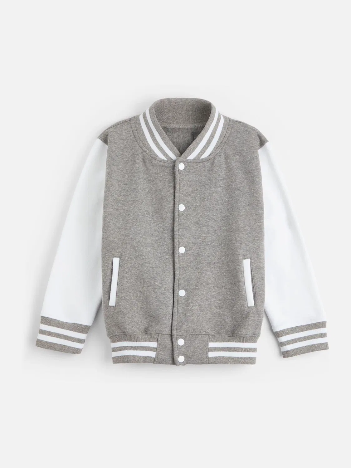 Варсити куртка детская Personalised Kids Varsity Jacket by Dollymix, серая