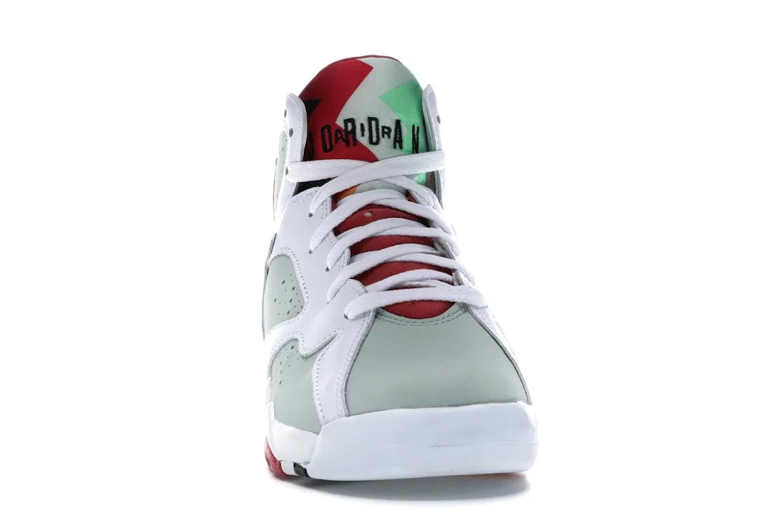 Детские кроссовки с принтом Jordan 7 Retro Jordan, White/True Red-Light Silver-Tourmaline — фото 2
