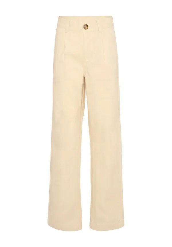 Брюки из хлопка straight leg jeans Tru Trussardi Junior, бежевый
