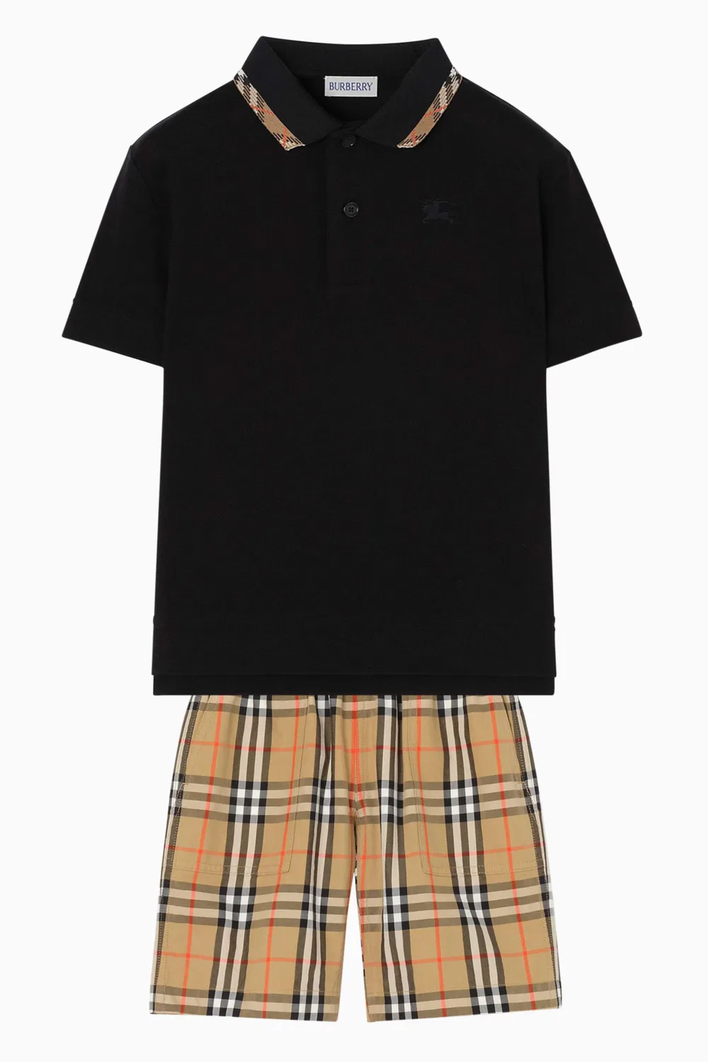Шорты хлопковые Check Trent Burberry — фото 2