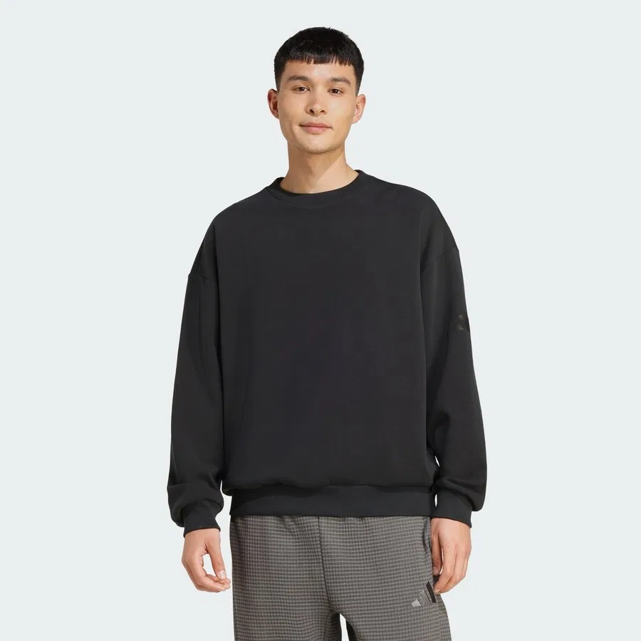 Свитшот с длинным рукавом Sportswear KF0485 SOFT LUX SWEATSHIRT adidas, Черный