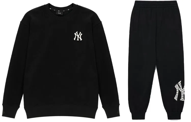 Детский комплект свитшотов с принтом New York Yankees MLB, Black