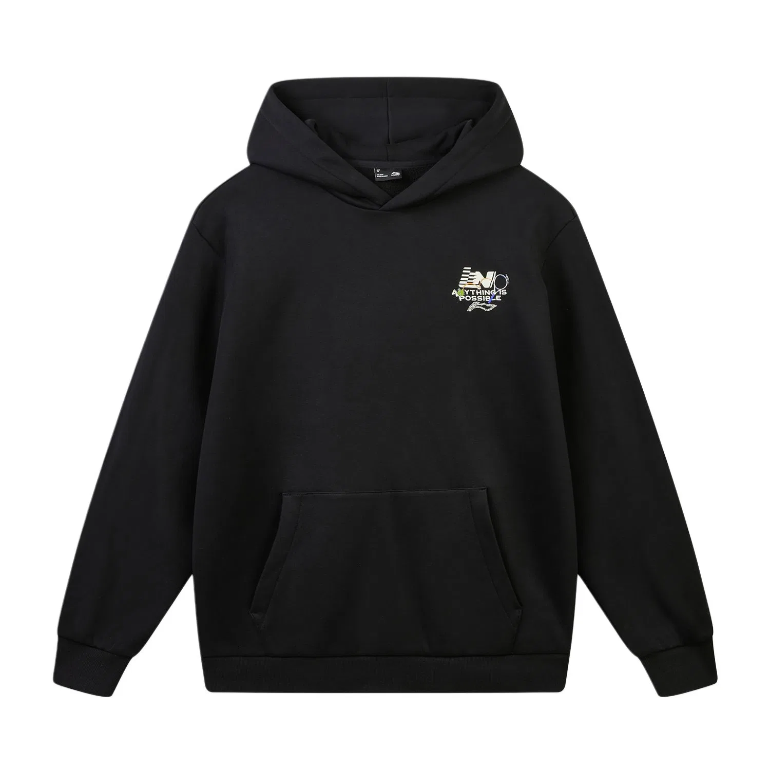 Детское худи с капюшоном Black Li-Ning Sports Life Collection