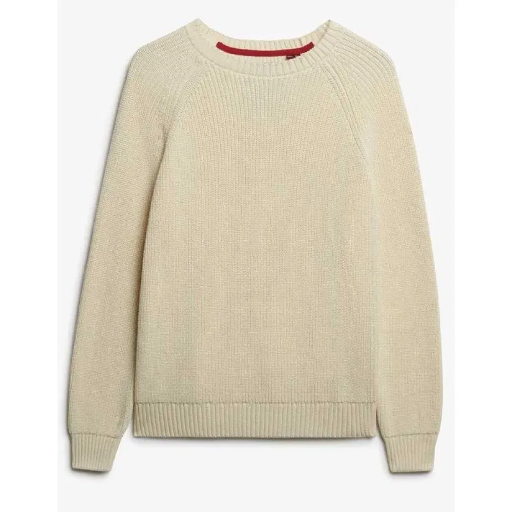 Свитер Relaxed Fit Superdry, бежевый — фото 3