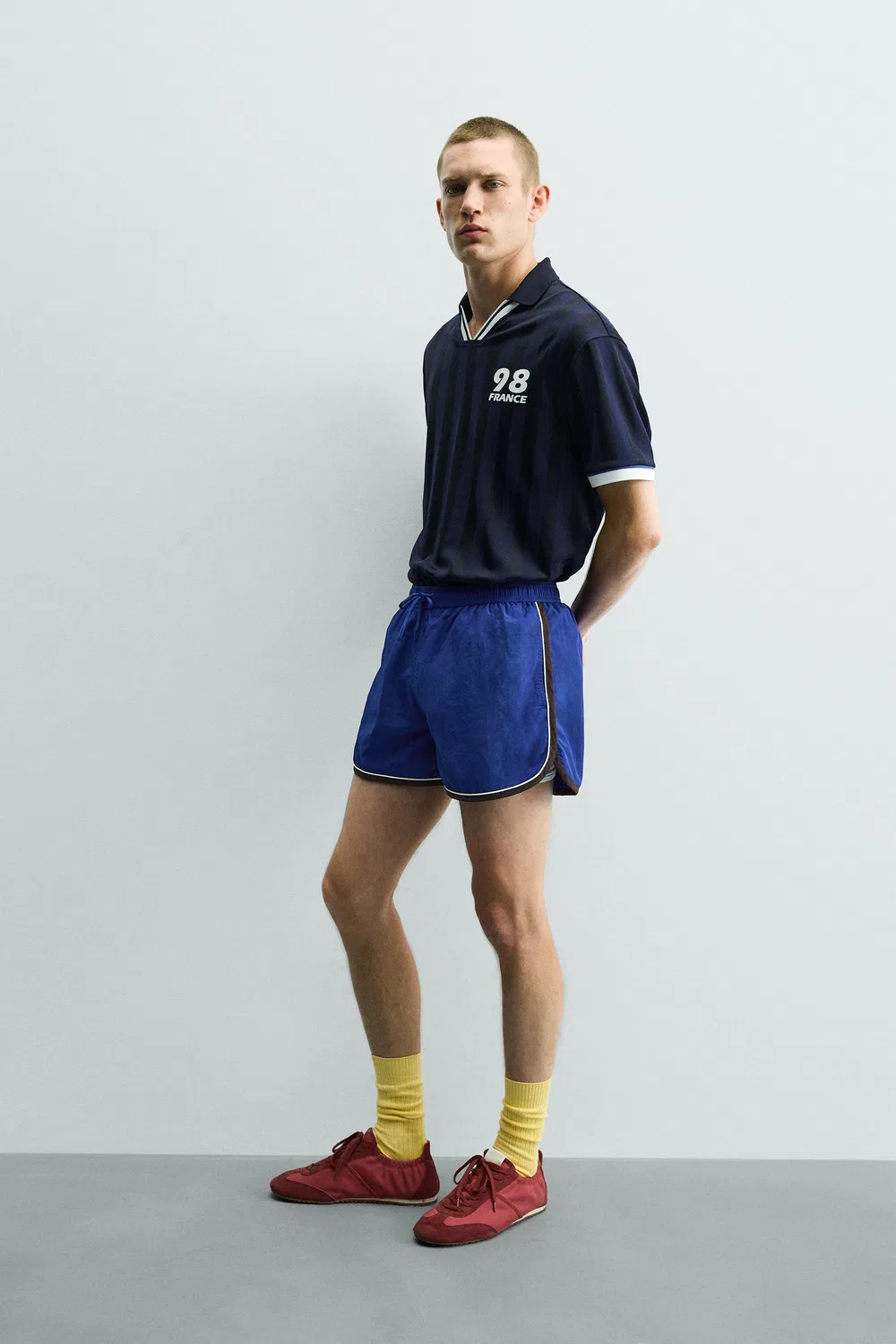 Футболка-поло FIFA Classics, посвященная чемпионату мира по футболу FIFA 98 ZARA, Navy Blue — фото 4