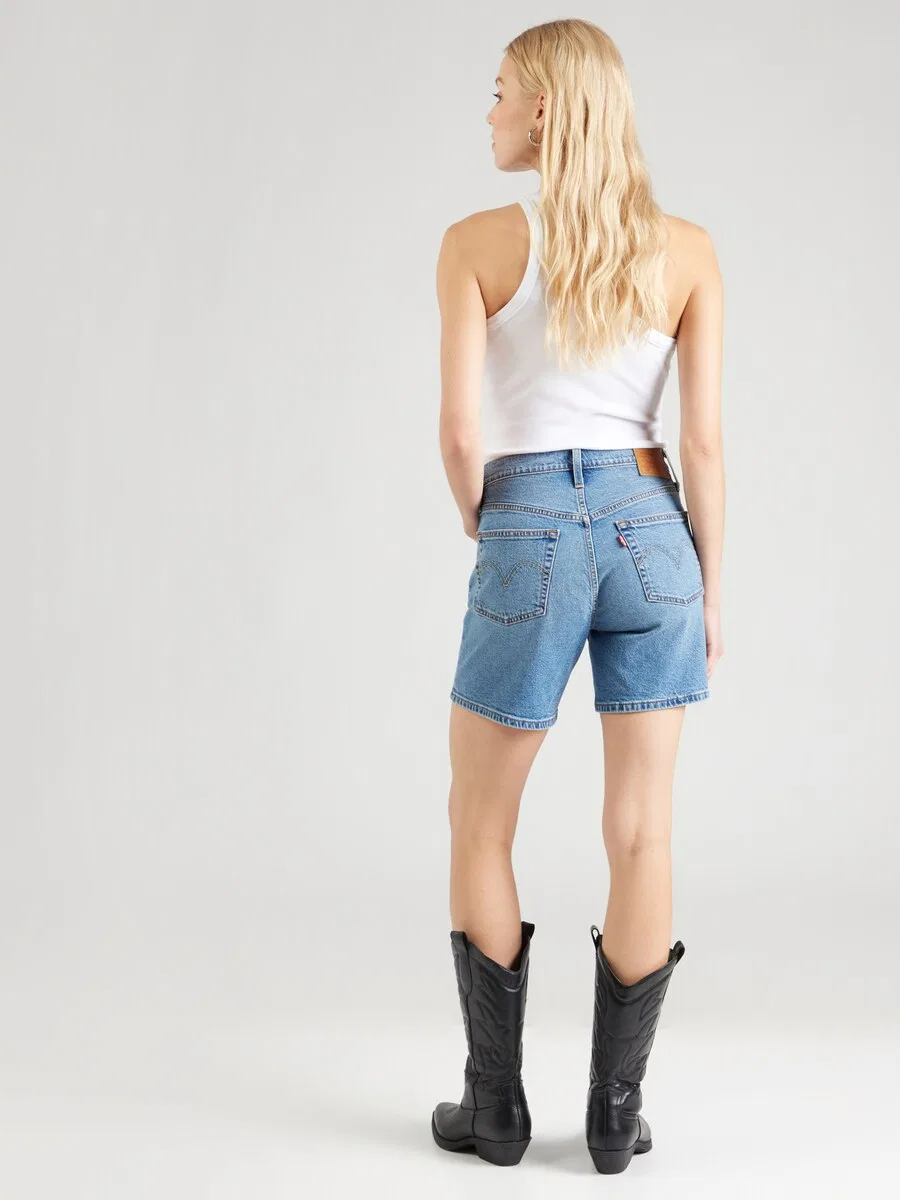 Шорты LEVI'S Regular '501' синего цвета — фото 4