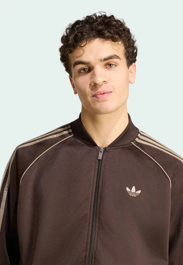 Куртка-бомбер Adidas Originals, кофейный — фото 3