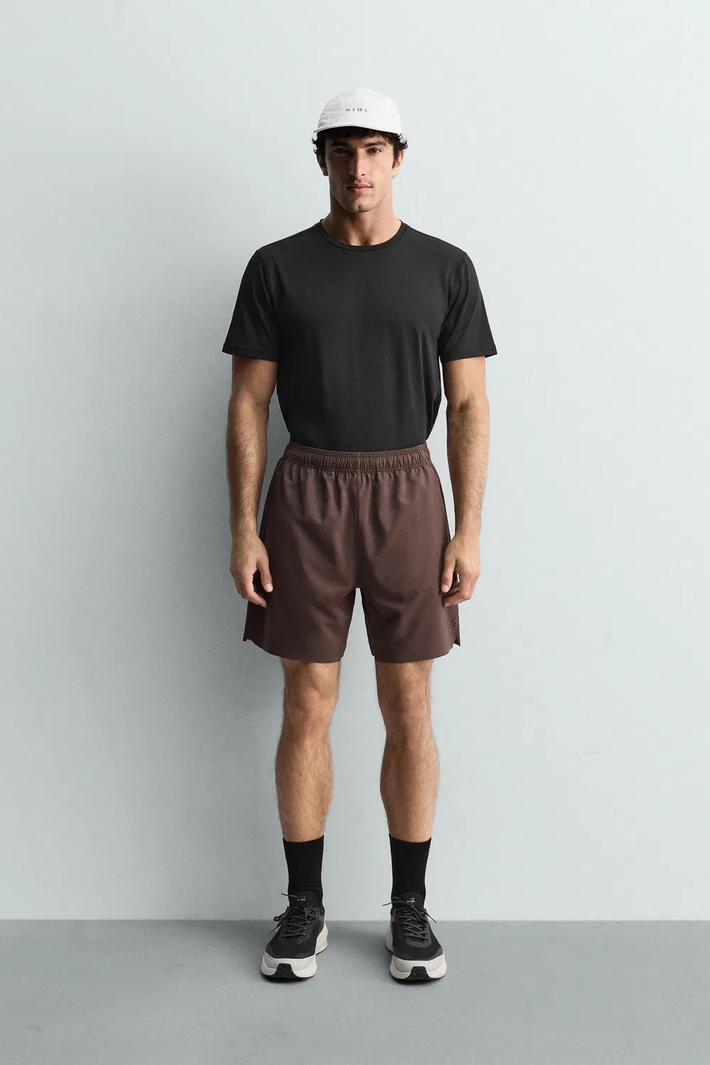 9-дюймовые тренировочные шорты ZARA, Brown
