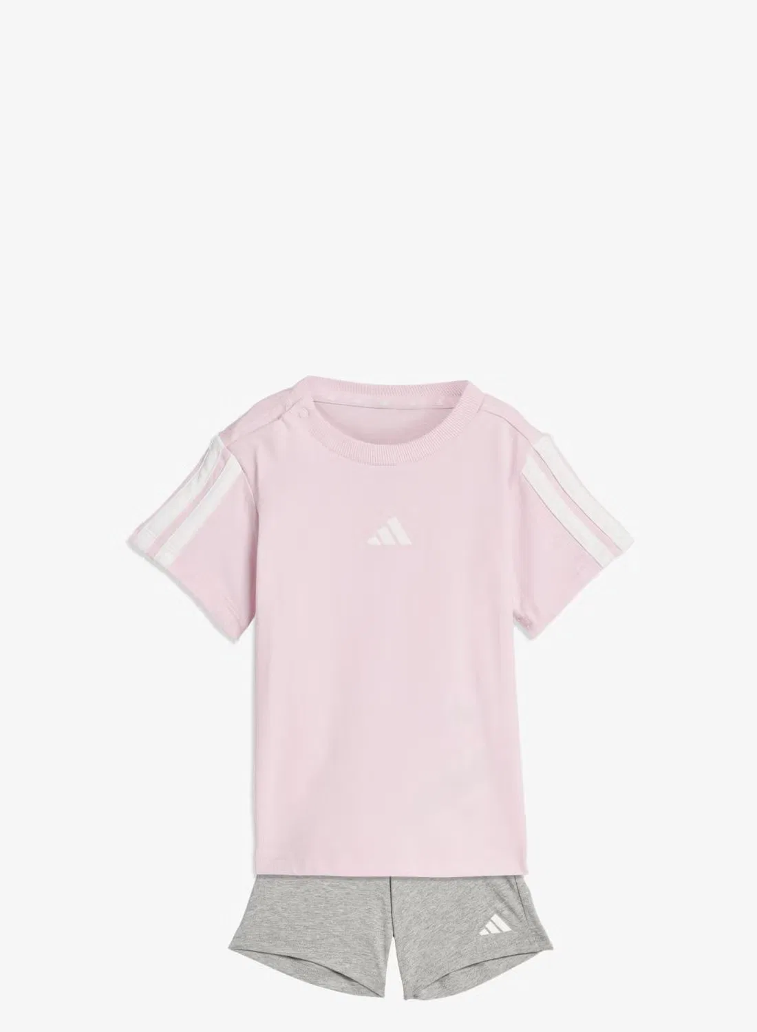 Комплект футболка и шорты Essentials Adidas, розовый — фото 2