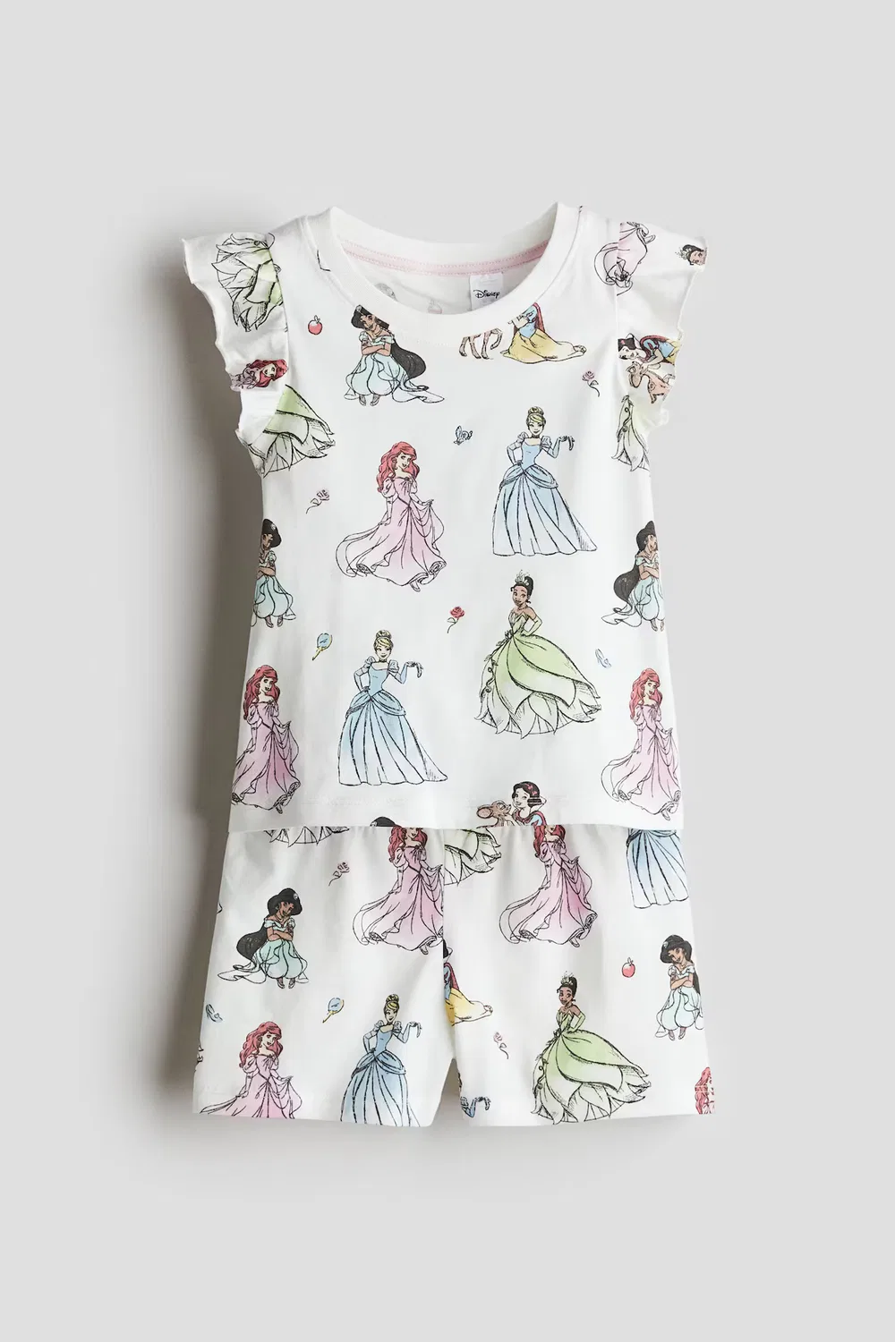 Пижама с принтом H&M, Weiß/Disneyprinzessinnen