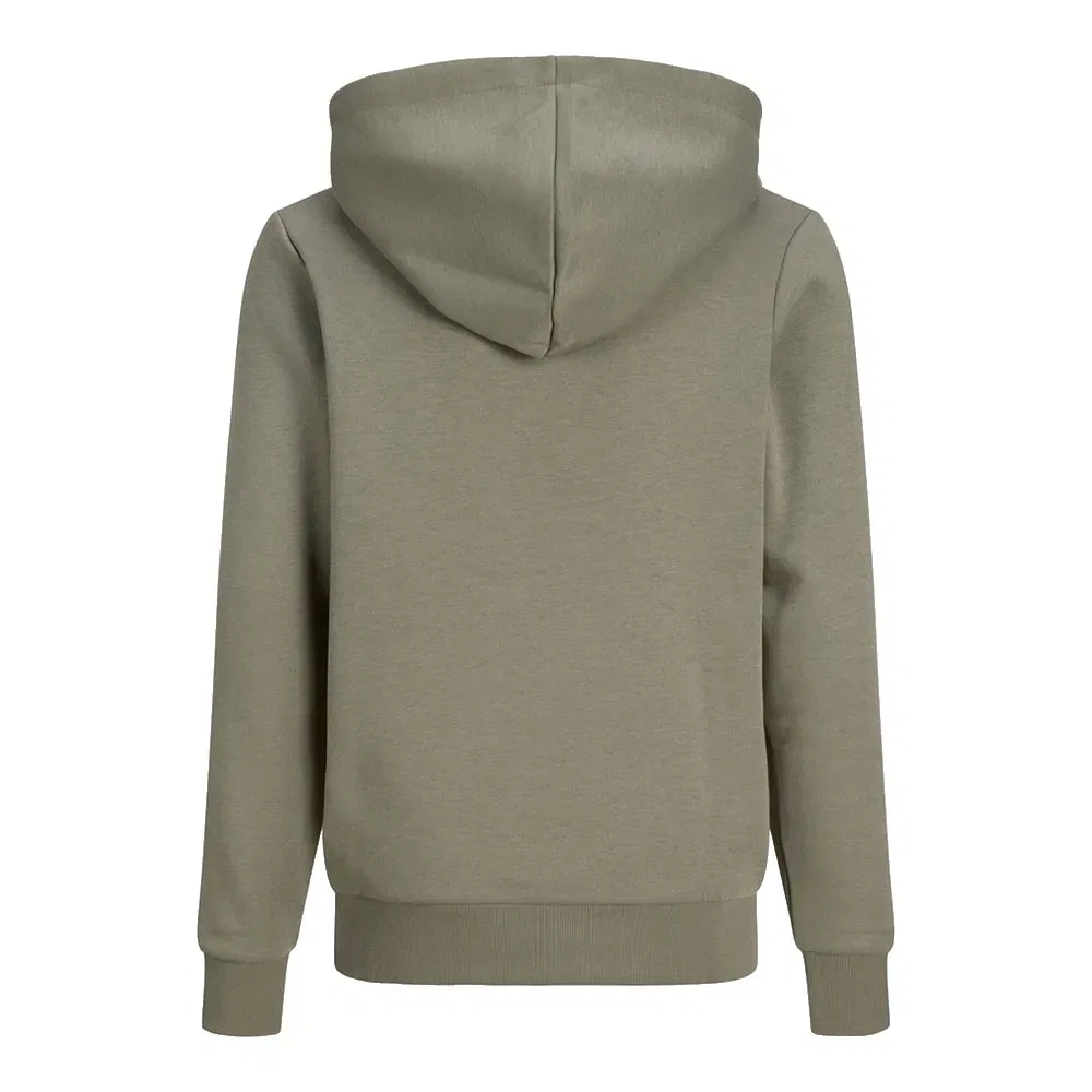 Детское худи с принтом Jack & jones Logo 2Col, Green — фото 4