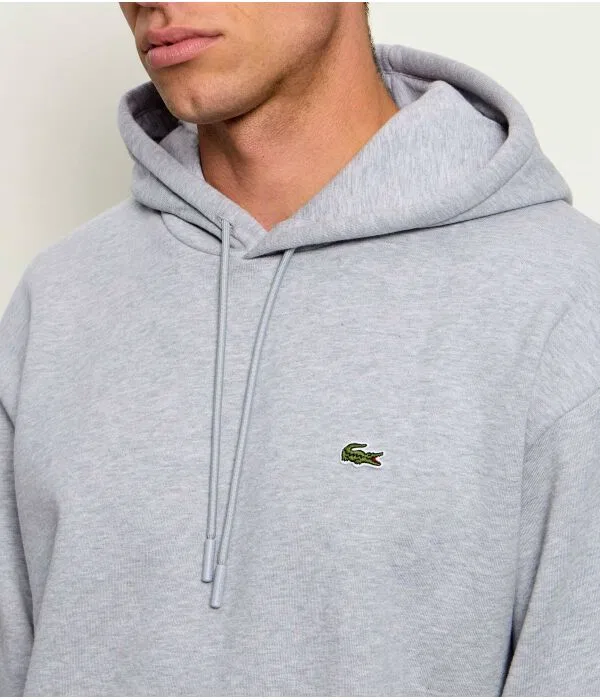 Пуловер мужской Lacoste Relaxed Fit Felpa, серый — фото 4