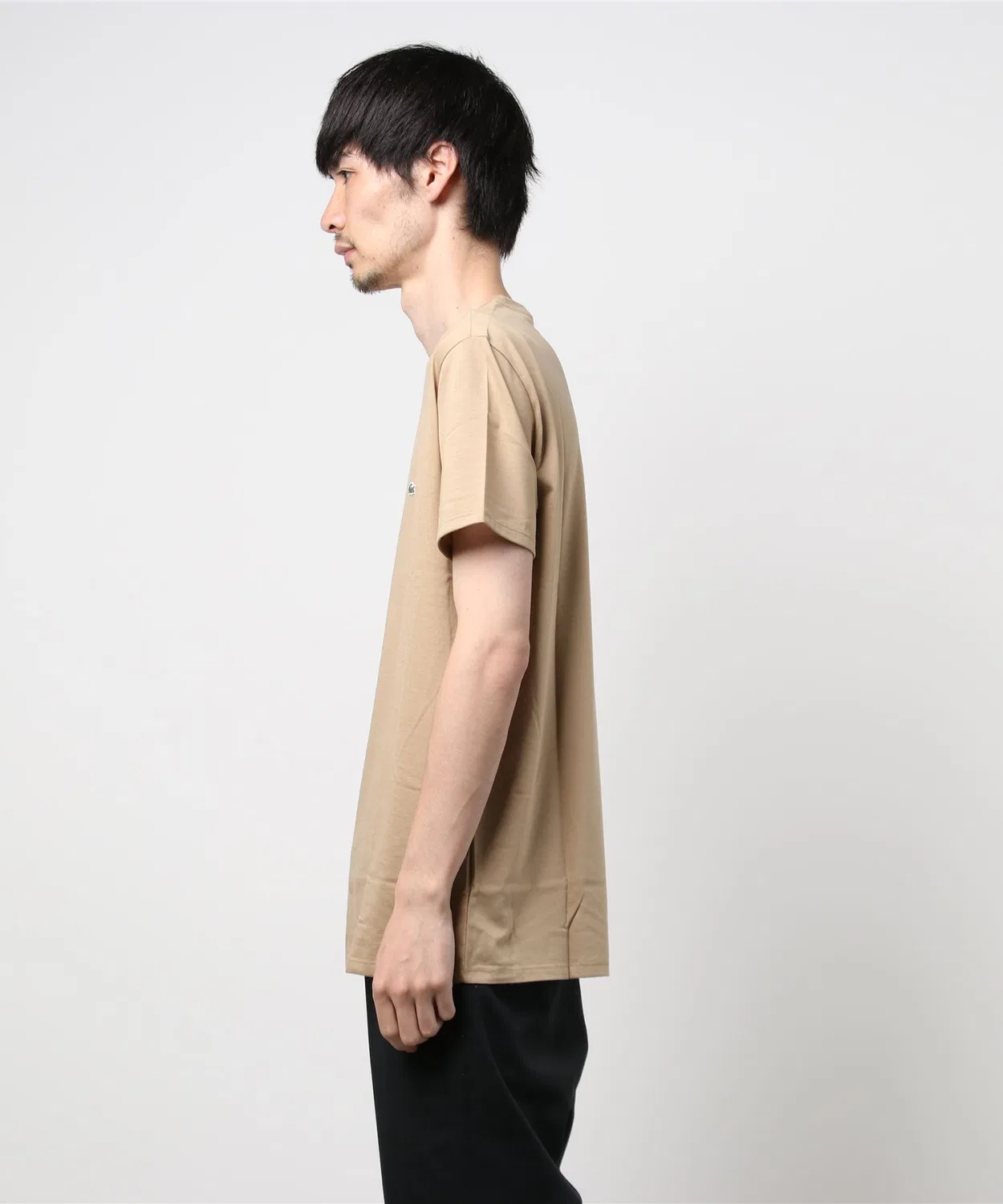 Мужская футболка с коротким рукавом из пима-хлопка LACOSTE, Maroon — фото 2