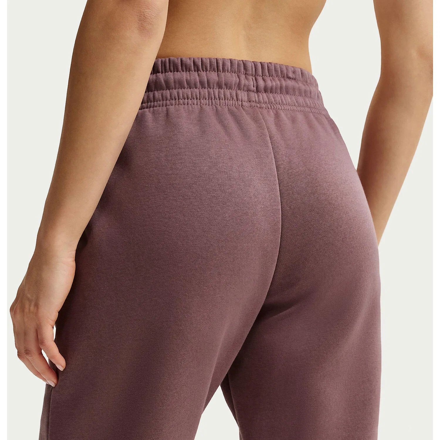Женские спортивные брюки из флиса Nike NSW PHNX FLC MR PANT STD, Orange Schwarz — фото 4