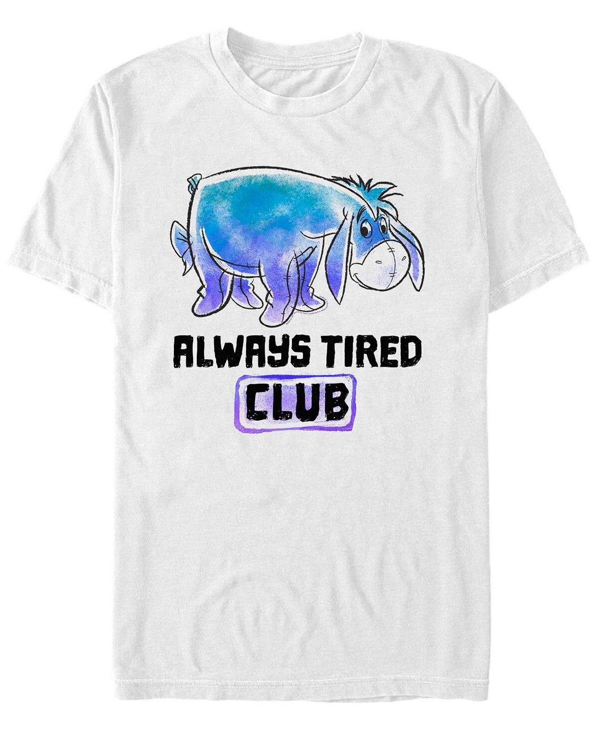 

Мужская футболка с коротким рукавом eeyore tired club Fifth Sun, белый