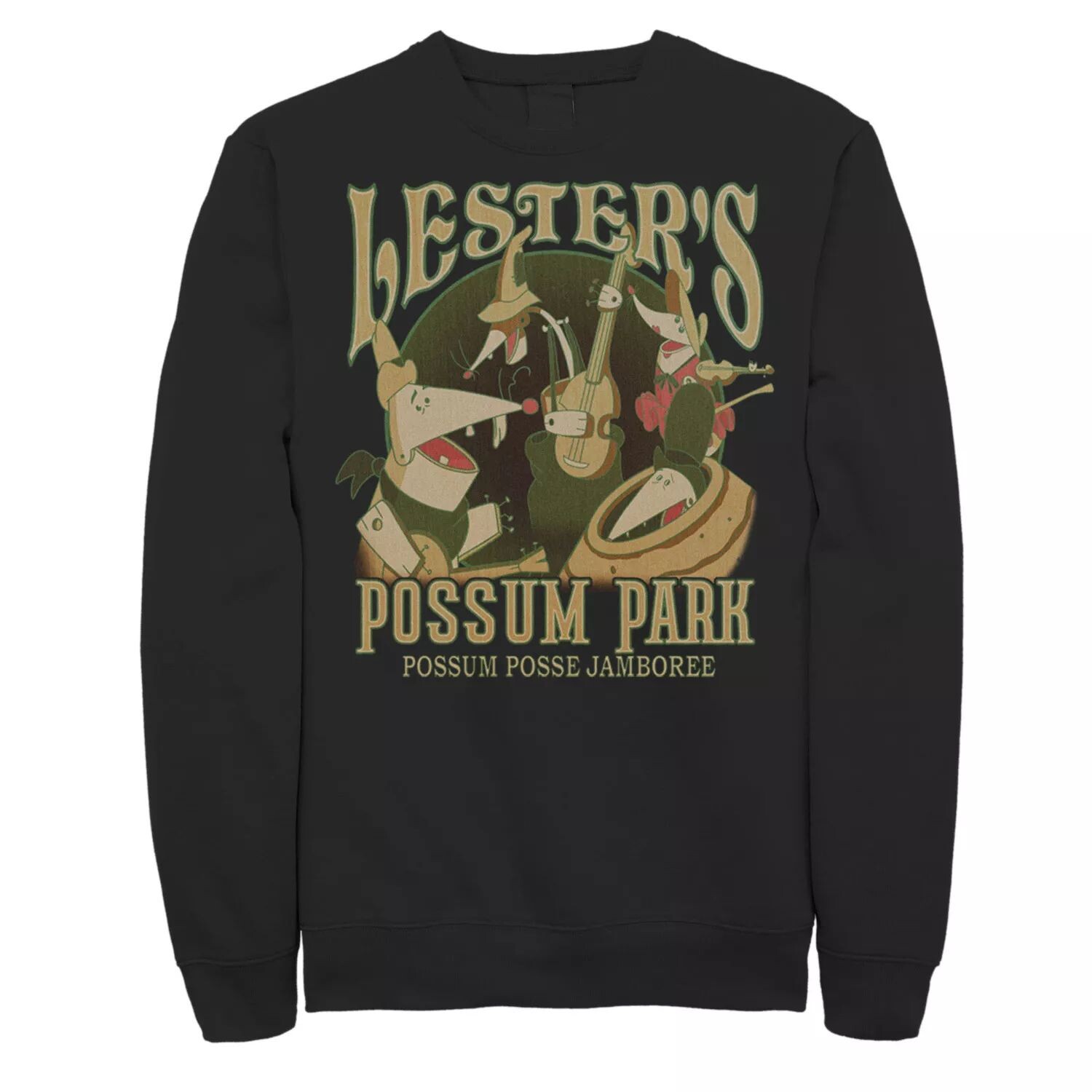 

Мужской свитшот Disney A Goofy Movie Lester's Possum Park Licensed Character