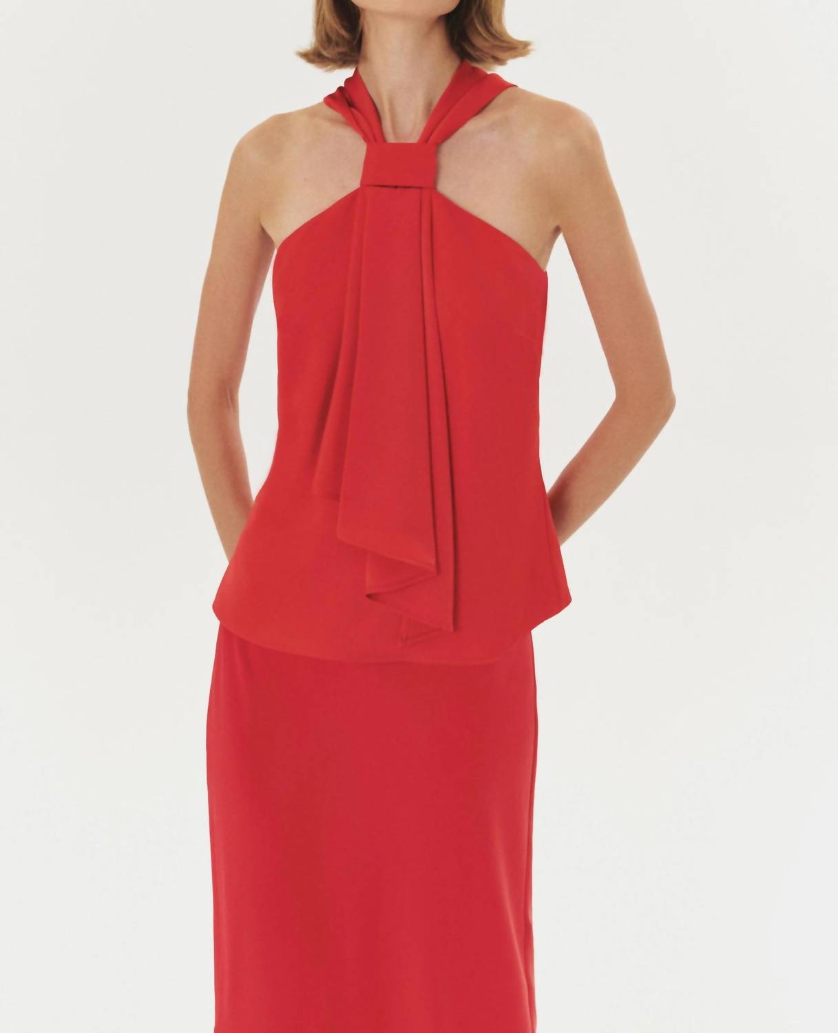 

Блузка Brandon красная EXQUISE