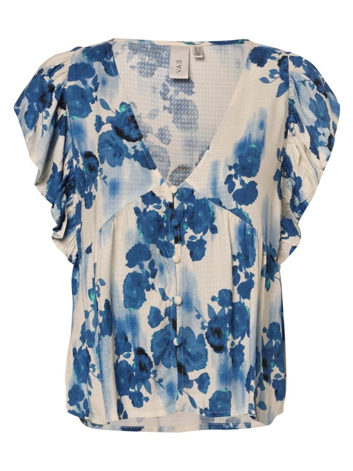 

Блуза YAS YASBloom, цвет beige blau