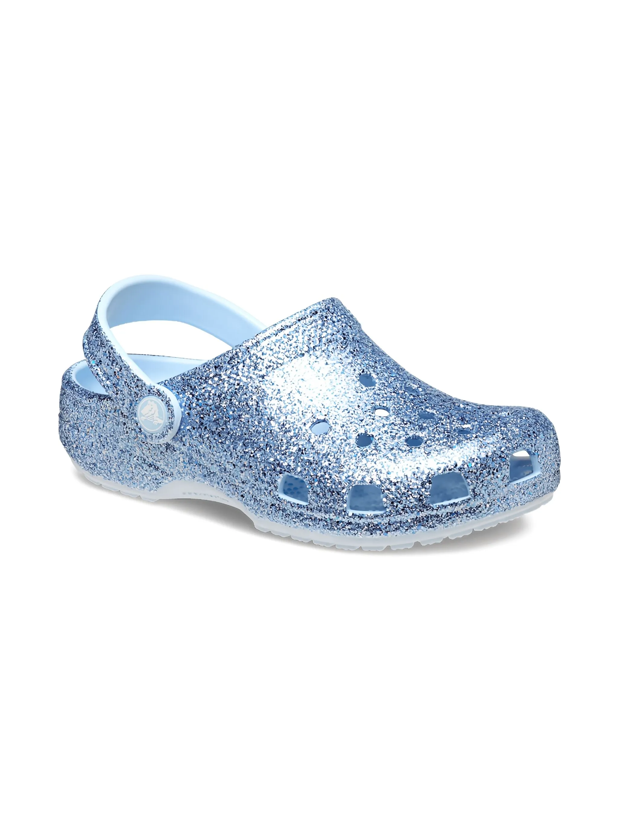 

Клоги Classic с блестками Crocs Kids, синий