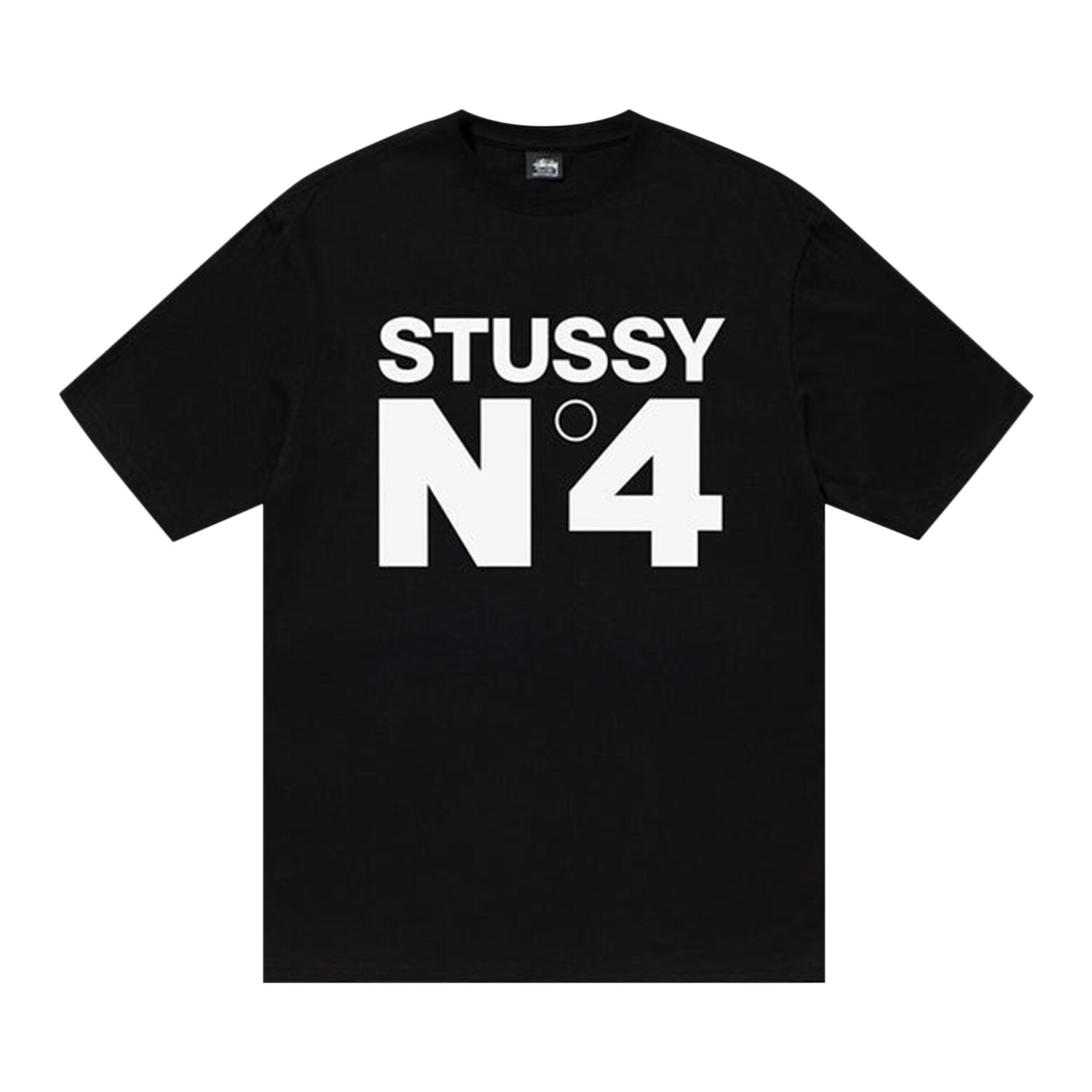 

Футболка Stussy No.4 Черная, Черный, Футболка Stussy No.4 Черная