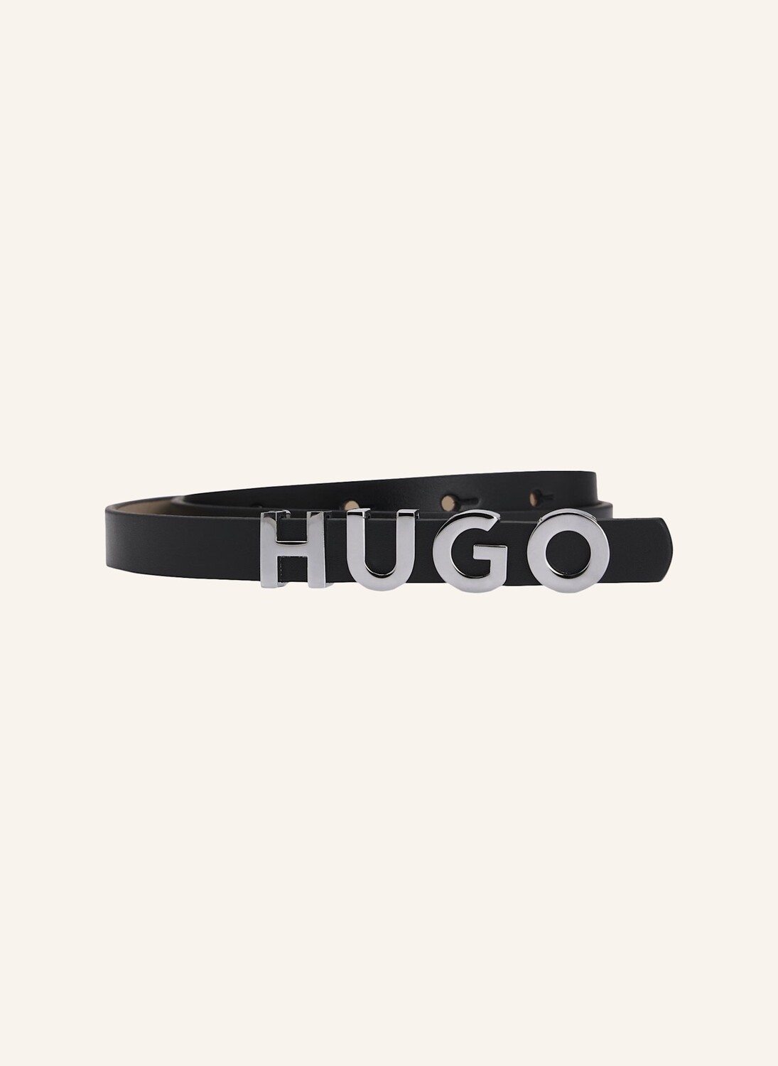 

Деловой ремень Зула 1,5см Hugo, черный