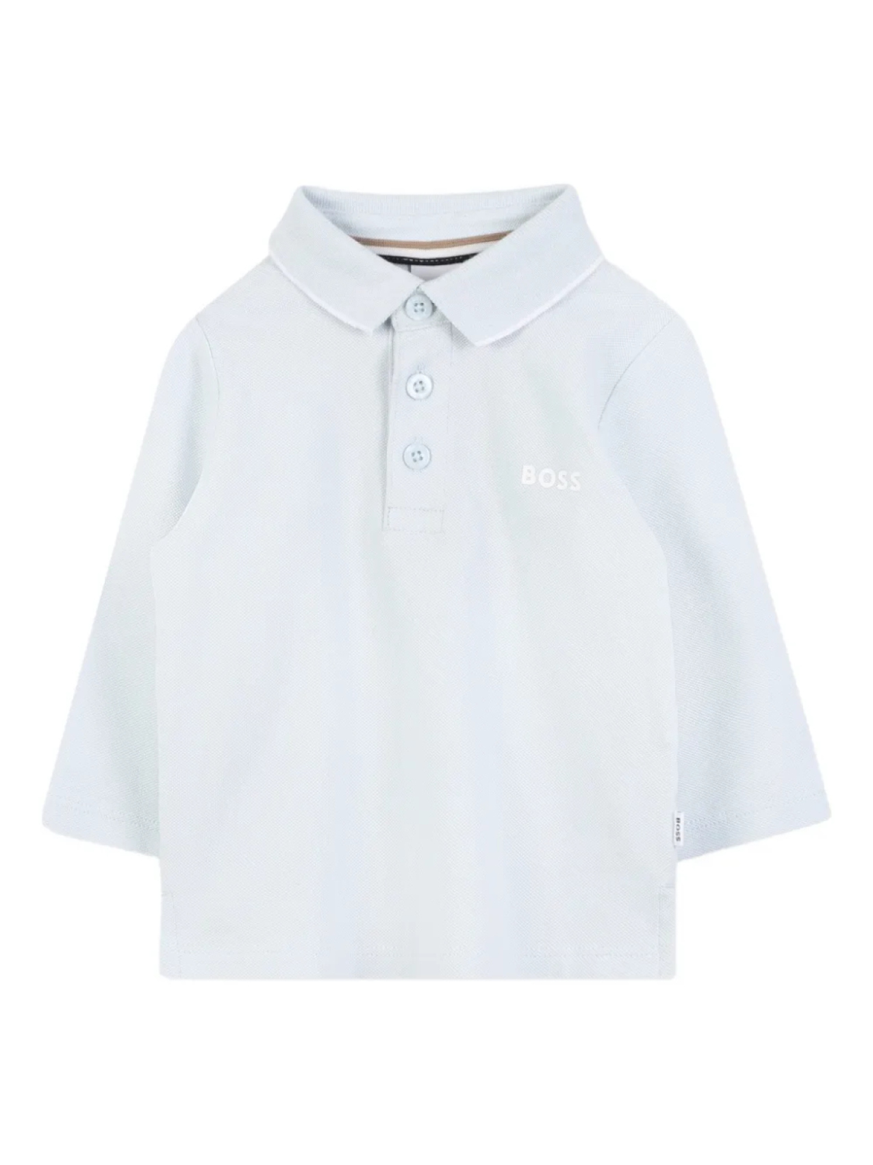 

BOSS Kidswear рубашка поло с длинными рукавами, синий