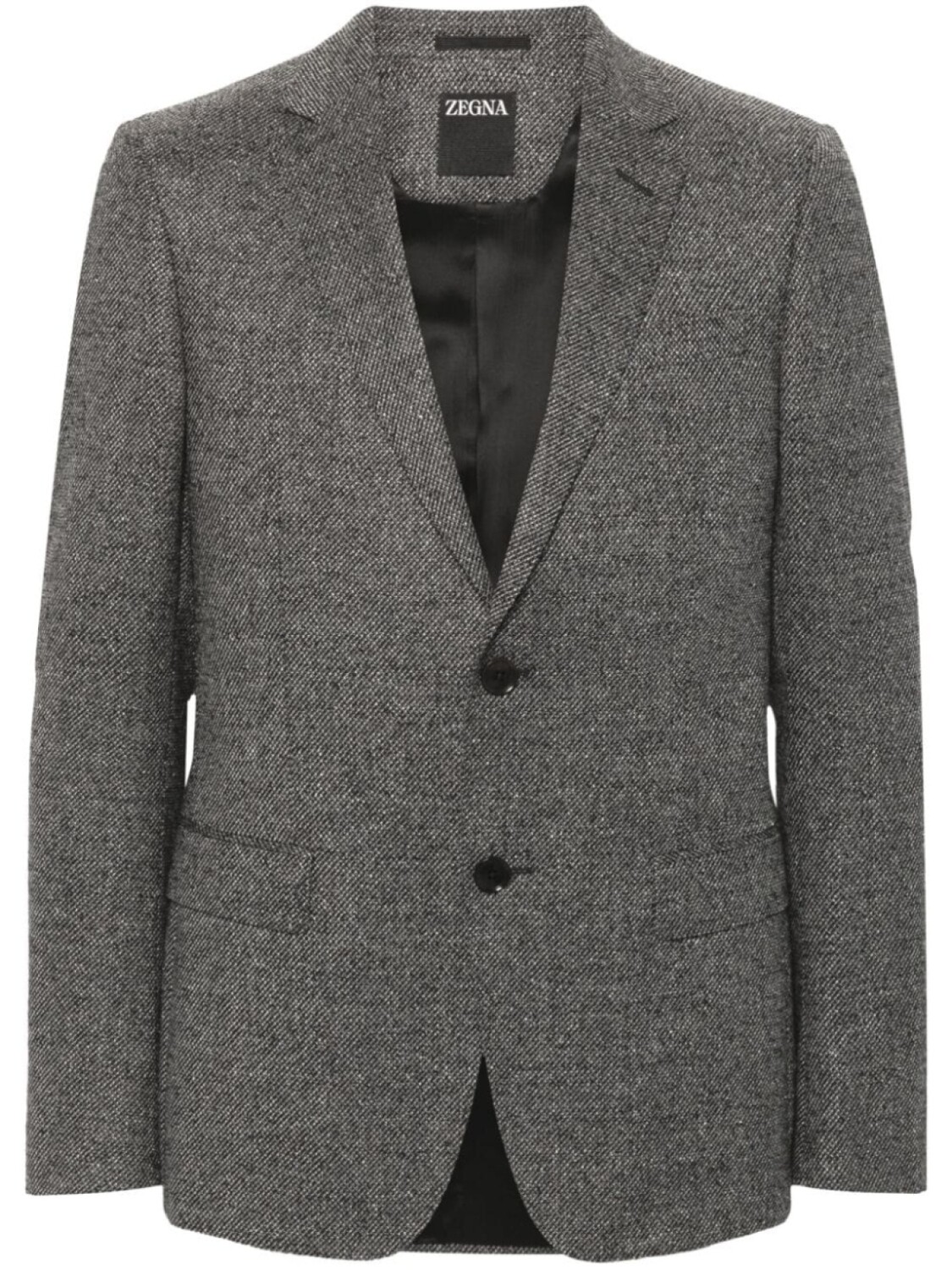 

Трикотажный пиджак Zegna, серый