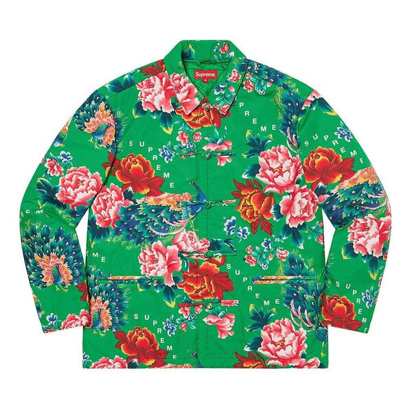 

Куртка peacock jacket 'green red blue' Supreme, зеленый