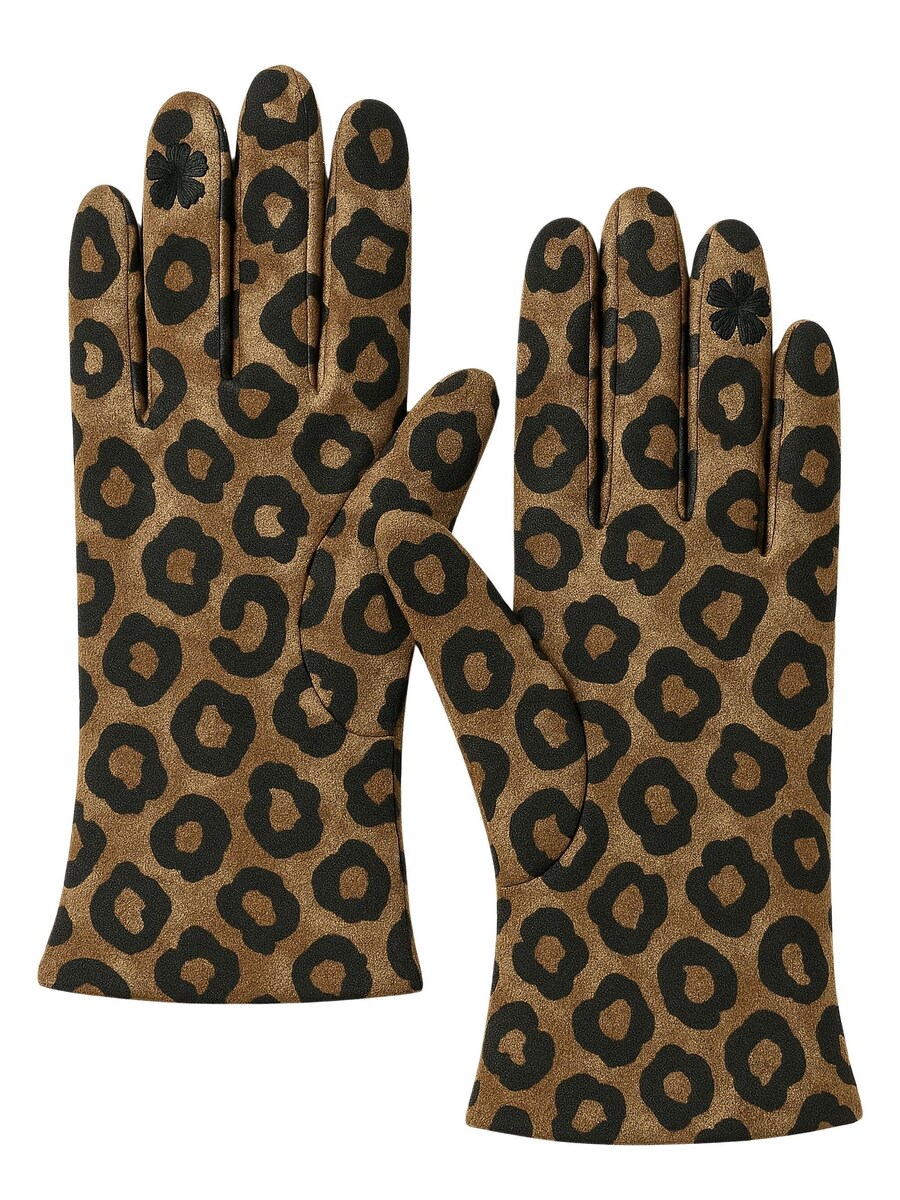 

Перчатки с закрытыми пальцами COLLEZIONE ALESSANDRO Leo, коричневый