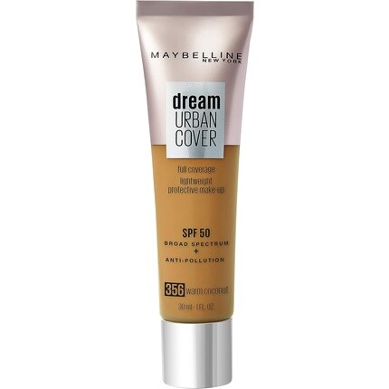 

Maybelline Dream Urban Cover All-In-One Защитный макияж SPF 50 356 Теплый кокос Maybelline New York