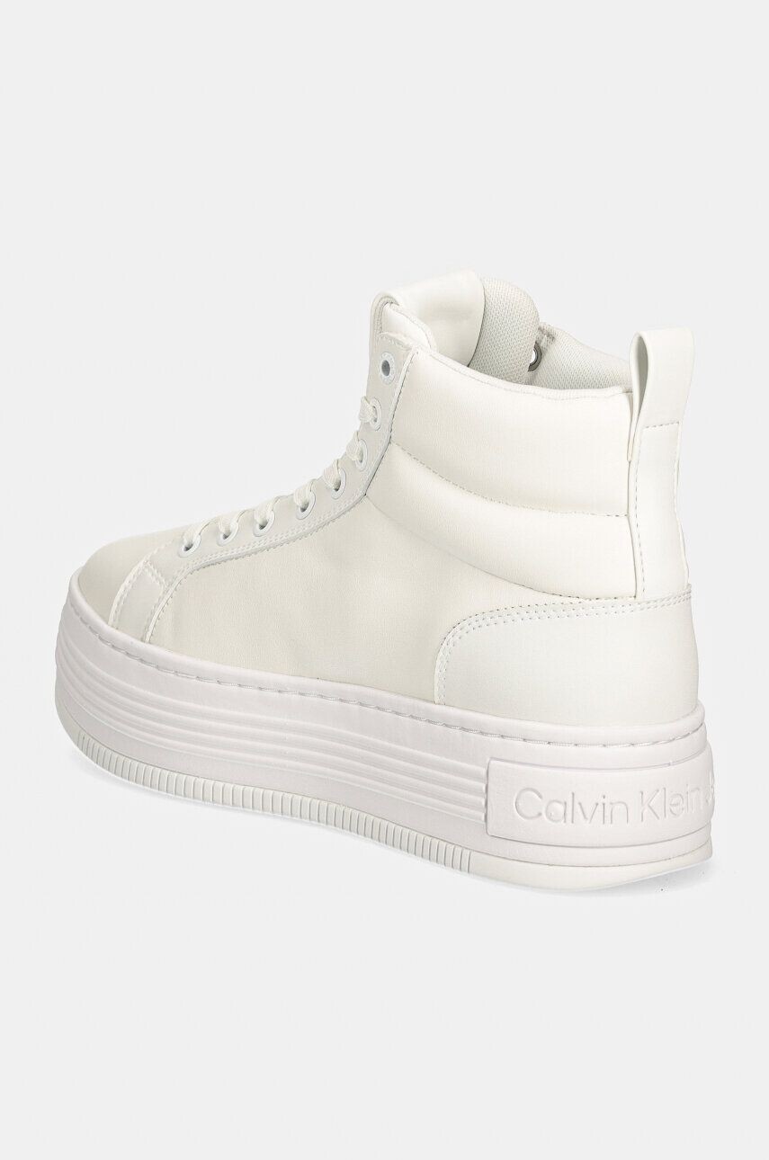 Кроссовки Calvin Klein Jeans BOLD PLATF MID OH MG LTH, белый — фото 4