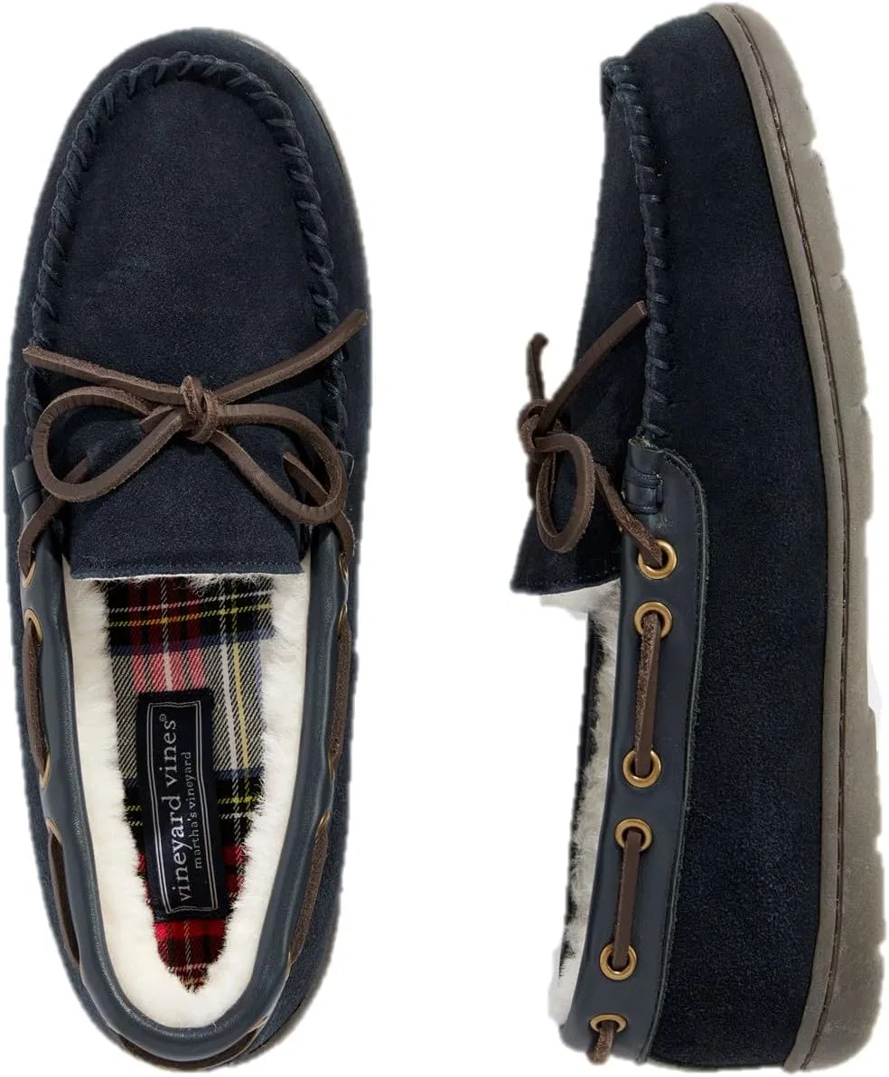 Тапочки из замши, vineyard vines, Nautical Navy