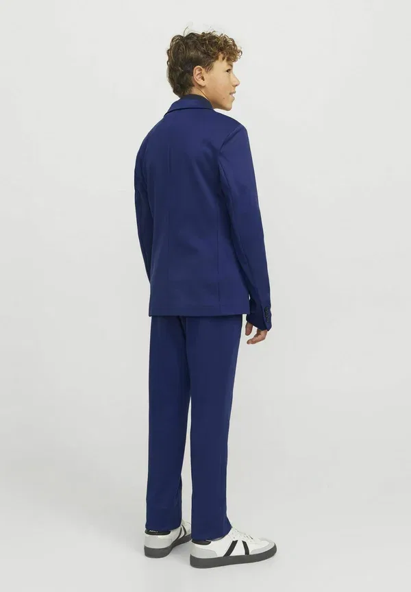 Костюм однобортный приталенный jjejaxon suit junior, Jack & Jones Junior, средневековый синий — фото 3