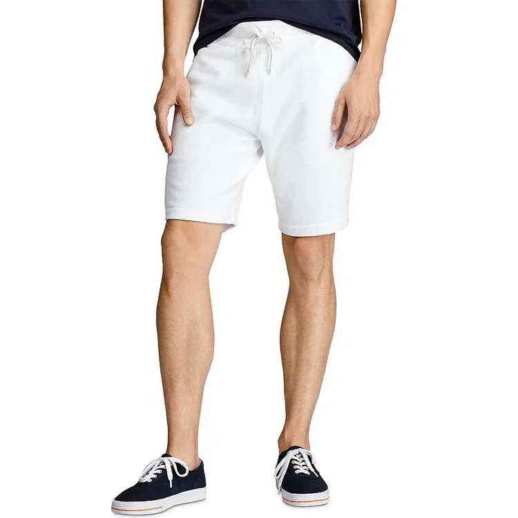 Шорты на завязках с вышитым логотипом Polo Ralph Lauren, White — фото 4