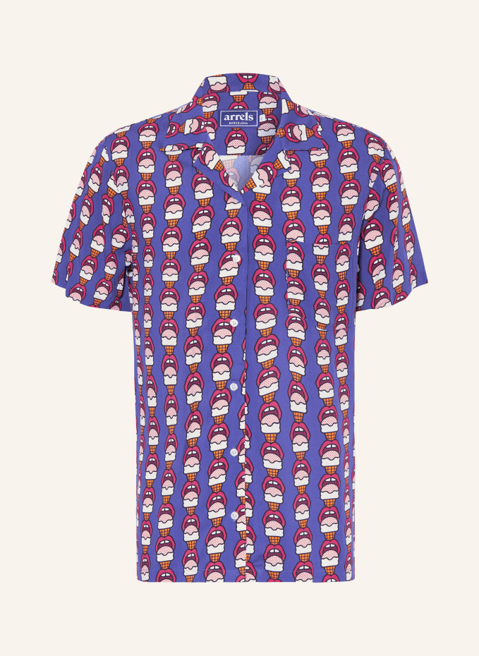 

Курортная рубашка navy lick me x craig & karl comfort fit Arrels Barcelona, белый
