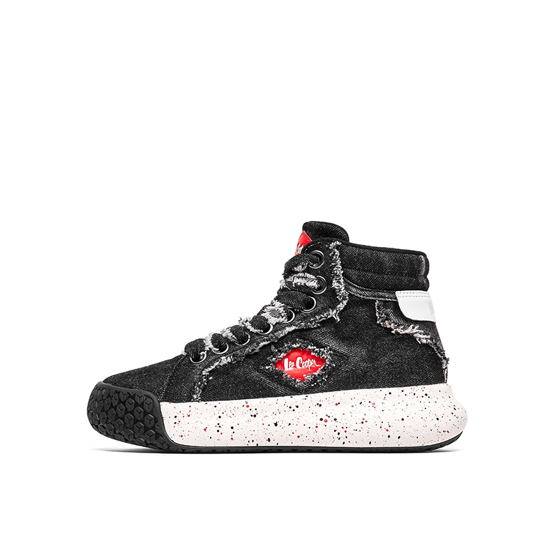 

Lee Cooper Высокие повседневные туфли для увеличения роста унисекс деним черные женские, цвет Denim Black Women's