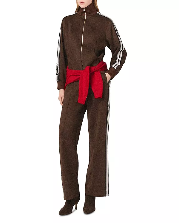 

Толстовка с высоким воротником Tolympy Maje, коричневый