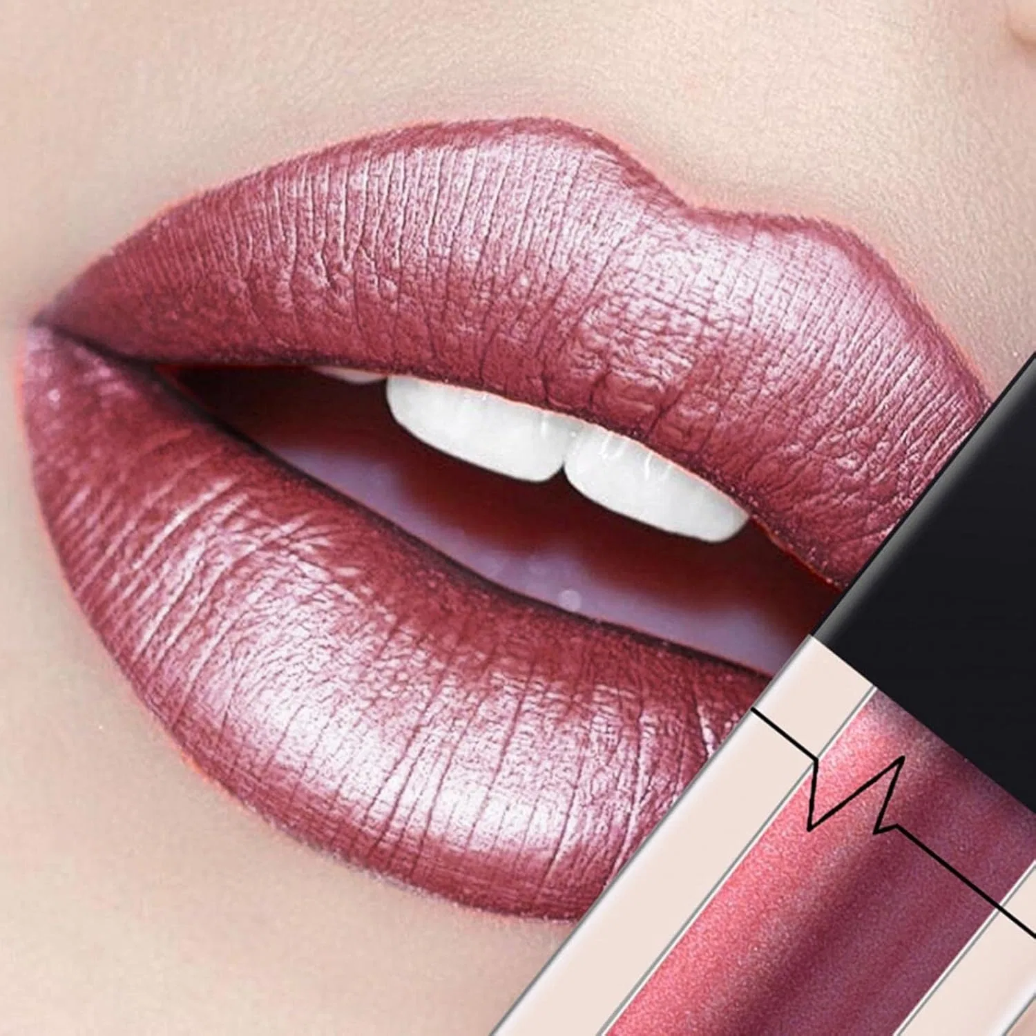 Блеск для губ Foreted Color Lip, металлик, 4 цвета — фото 2