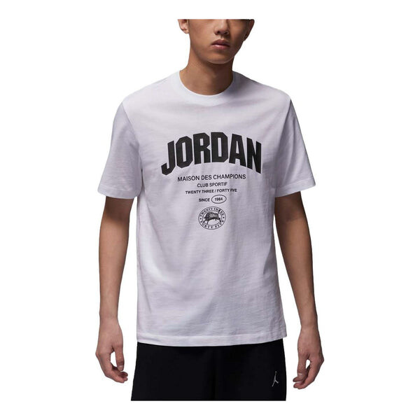 

Футболка sport dri-fit graphic t-shirt asia sizing 'white' Air Jordan, белый